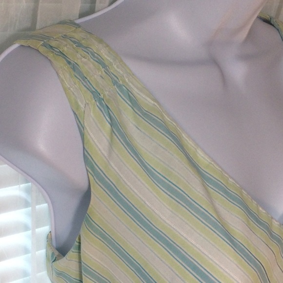 Loft Green/White Stripe Shell Size 4 - Picture 3 of 10